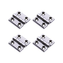 Metal 30x30 Mm 4 Adet Yaprak Menteşe Gümüş Krom Kapi Pencere Dolap Mobilya Kapak Menteşe Bağlantı Çok Renkli