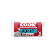 Cook Kokusuz Küçük Boy Çöp Torbası 40 x 47 CM 25 x 30'lu