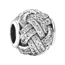 Nur Silver Aşk Düğümü Gümüş Charm Nur-bl00157