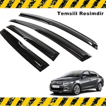 Citroen Elysee Mügen Cam Rüzgarlığı 2012 - 2020 Arası 4 Lü Set N11.28289