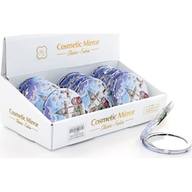 Taşlı İstanbul Tasarımı El Aynası İnce Alk2479a