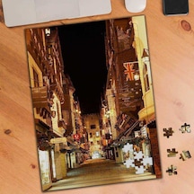 Sokak Arası Mimari Evler 240 Parça Puzzle Yapboz-74624