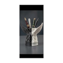 Kartal Figürlü Siyah & Beyaz Taraftar Kalemlik Beyaz - 931228713 Beyaz