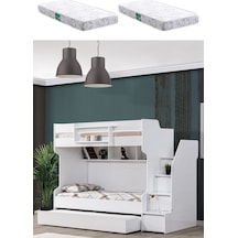 Ranza, Cesur Yavrulu Ranza - Beyaz 2 Adet Comfort Yatak 90 X 190 CM