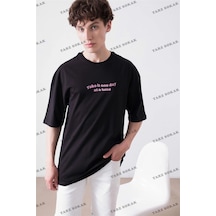 Startmore Unisex Happy Life Beyaz Siyah