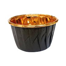 Dolphin Muffin Kek Kapsüslü Siyah-Altın 25Li
