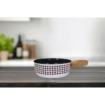 Forte Black Emaye Ahşap Kulplu Mini Tava Belirtilmemiş