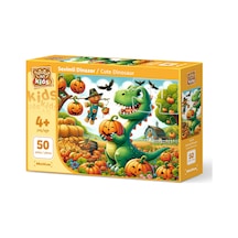 Art Çocuk Sevimli Dinazor 50 Parça Puzzle