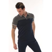 Erkek Polo Yaka T-shirt Takım Royal