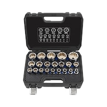 Lokma Set Torx Dişi 1/2 İnç 21 Parça E8-e36