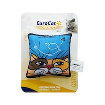 Eurocat Kedi Oyuncağı Mavi Yastık 8 Cm N106
