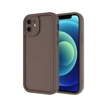 Apple iPhone  Uyumlu,  11 Kılıf Viera Silikon - Kahverengi