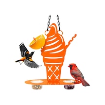 Oriole Metal Kuş Yemliği, Dış Mekan Jöle Ve Portakal İçin, Baltimore Oriole Jöle Kuş Yemliği, Dondurmalı Tasar
