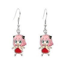 Anime Spy X Family Anya Forger Chibi Anime Küpe Çok Renkli