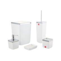 Toskana Banyo Seti/beyaz Siyah