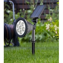 7w Led Güneş Enerjili Solar Kazıklı Çim Armatür Cata Beyaz Işık