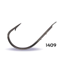 Youvella 1409 Kısa Pa La Tırnaklı Olta İğnesi 100lü Kutu Black Nikel 6