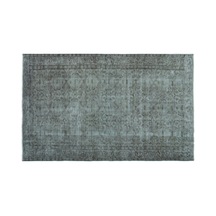 El Dokuması Vintage Yün-pamuk Mavi Halı 23565 147 X 235 Cm