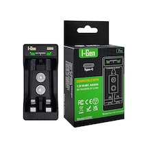 I-gen Batteries G290 2 Li Aa/aaa/9v Pil Şarj Aleti + 2 Adet Aaa İnce Kalem 900 Mah 1.2v Ni-mh Şarj Edilebilir Pil Seti