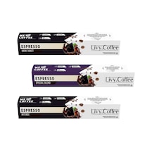 Livy Coffee Nespresso Uyumlu Espresso Kapsül Kahve 3 x 10'lu