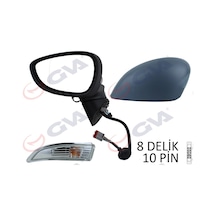 Gva 1037230-99 Dış Dikiz Aynası Sol Fiesta 2013 Ve Sonrası Elektrikli Isıtmalı Katlanır Astarlı 8 Delik-10 Pin 10 Fiş Vm-6326nebal 1531440 C1bb 17683 Ga