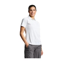 Slam Ws Tech Pique Polo Ss Kadın Beyaz T-shirt Beyaz