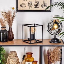 Riolight Modern13, Retro,vintage,rustik Siyah 1xe27 Duylu Küp Met