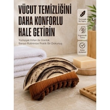 Yumuşak Kıllı Fırçası Vücut Temizleme Banyo Fırçası Ergonomik Tasarım