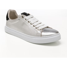 Gümüş Siyah Sim Sneaker Günlük Kadın Mar-25y-209-02 John May Gümüş-siyah Sim Gümüş Siyah Sim Gümüş - Siyah