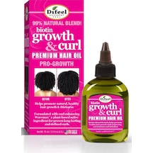Difeel Biotin Growth & Curl Saç Yağı 75 ML