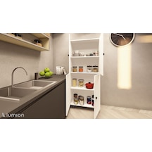 Modus Çok Amaçlı Mutfak Banyo Ayakkabılık Dolabı 70 Cm 6 Bölmeli