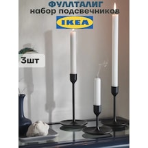 Ikea İsveç Mumlukları, Fulltalig Fulltalig Ikea 319075757 Siyah
