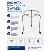 Saç Ayak İspirto Ocağı İçin 3 Ayaklı