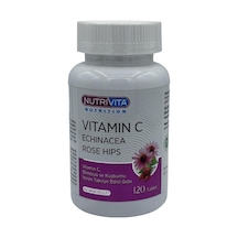 Nutrivita Nutrition Vitamin C Vitamini Echinacea 120 Tablet Ekinezya Kuşburnu Eki