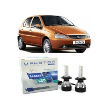 Tata Indica Led Xenon Uzun+kısa Far Ampulü H4 Access Yeni Seri Beyaz