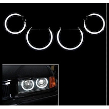 Bmw E36 Led Angel Halka Seti Beyaz Far İçi Halka Takımı 4x131mm Premium Görünüm