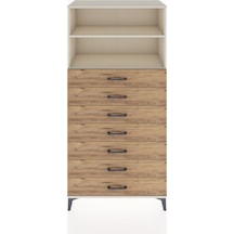 Hyperion Dolap 2 Raflı 7 Çekmeceli 88x44x182 Aytaşı-çam Aytaşı