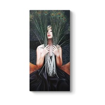Ayrex Tavus Kuşu Tüyleri Tablosu 40 X 80
