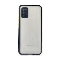 Samsung Galaxy Uyumlu A02s Kılıf Miami Şeffaf Silikon - Lacivert Bz8683140167950