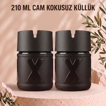 2 Adet X Cam Kokusuz Küllük Koku Hapseden Kapaklı Rüzgar Önleyici Kapaklı Araç Ve Ev Kullanımına Uygun Siyah 210 Ml