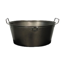 Oval Açaçaklı Metal Buz Kovası ,şişe Şampanya Soğutucu Buz Kovası 15lt Siyah