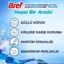 Wc Brilliant Jel Buzul Okyanus Kokulu Hepsi 1 Arada 2&apos Li Klozet Temizleme Topu 1 X 2 Adet, Jel Buzul Okyanus 2