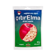 Puccinelli Çıtır Elma 90 G - Katkısız Kurutulmuş Elma Dilimleri - 8 Adet Tarı