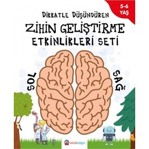 Dikkatle Düşündüren Zihin Geliştirme Etkinlikleri Seti 5 - 6 Yaş- Minik Bilgin