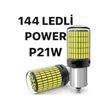 P21w 144 Ledli Ultra Parlak Geri Vites Park Ampül Tek Duy Beyaz