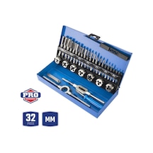 Workpro Wp309008 32 Parça Profesyonel Metrik Kılavuz Ve Pafta Takımı Diş Açma Seti