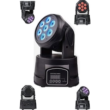 Quenlite Wash-107 DMX Moving Head Robot Sahne Işık Sistemi 7x10W