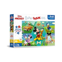 50014 60 Xxl Süper Şekil Çılgın Şekiller, Büyük Parçalar, Masal Karakterleriyle Renkli Yapbozlar, 4 Yaş Ve Üstü Çocuklar İçin Eğlence, , Mickey İle Her Zaman Eğlenceli