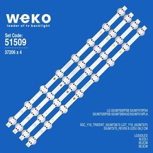 Wkset-6509 37206x4 Ssc Y19 Trıdent 55um73 75 Lgit Y19 55um73/75 4 Adet Led Bar Tvnizi Açıp İçindeki Led Barla Birebir Aynısı Olduğunu Görmeden Almayınız. Sonrasında İade Almamaktayız.