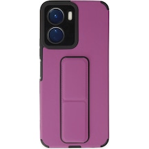 Y16 Kılıf Mega Standlı Silikon - Mor Bzsxx00 1